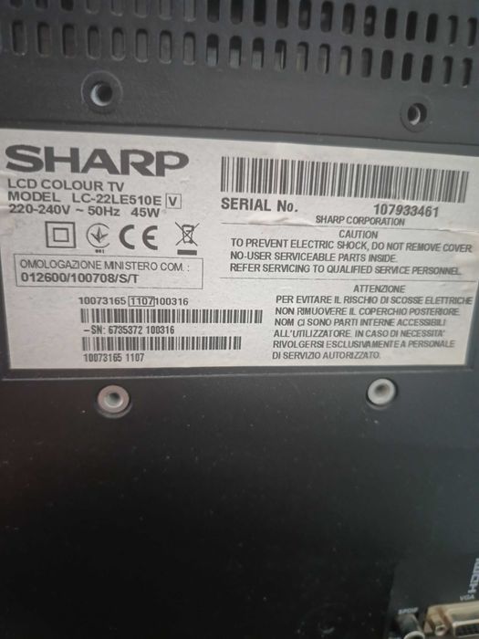 Telewizor Sharp mały