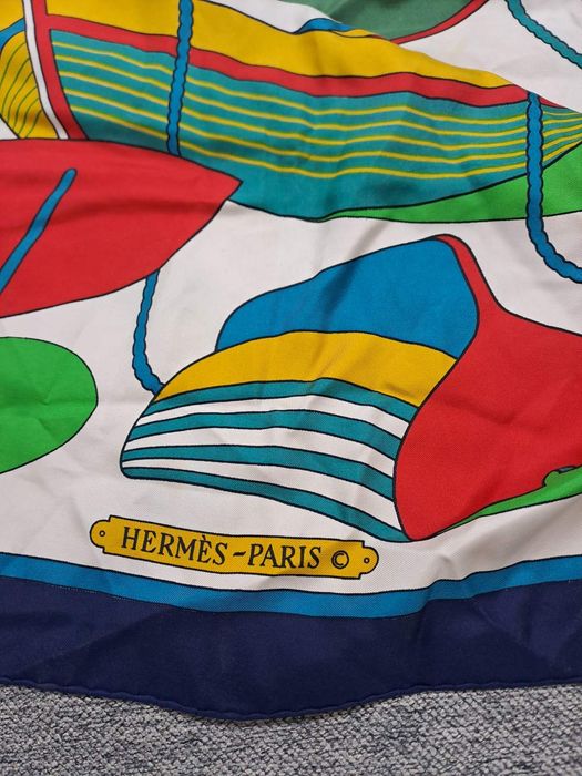 Вінтажна шовкова хустка Hermes