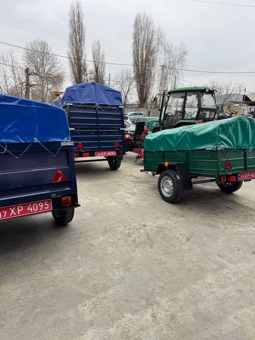 Легковий причіп "Дніпро-201" (200х120х35) на ресорах Волга, посилений