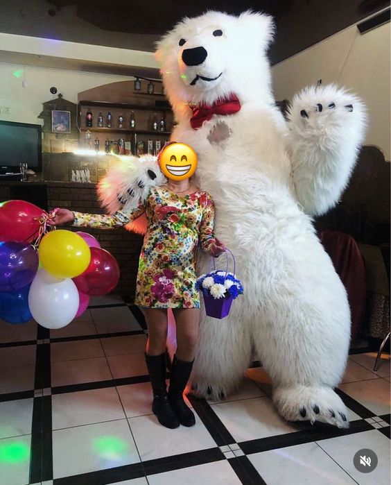 Аниматоры Днепр. Мишка, стриптиз, зайка, стич, поздравления, медведь