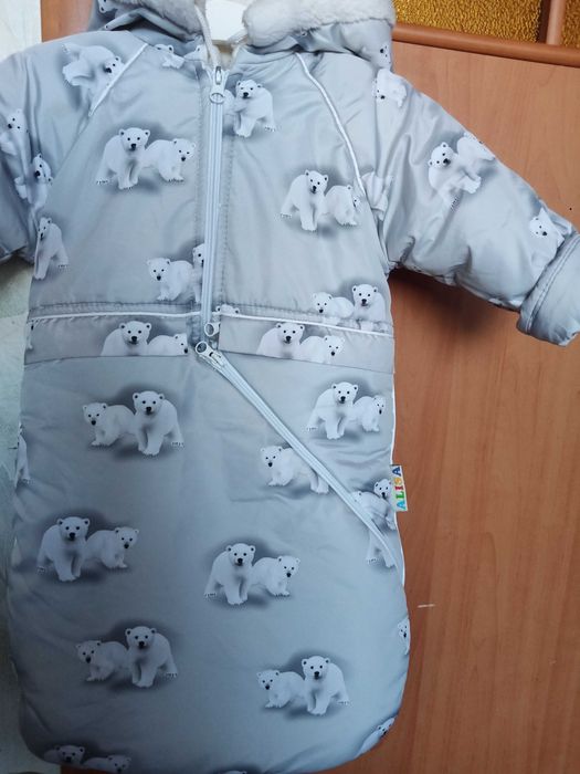 Комбинезон 2 в 1 универсальный трансформер от 0-18 мес.