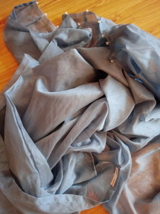 Тюль блакитного кольору, нова, 1 шт.