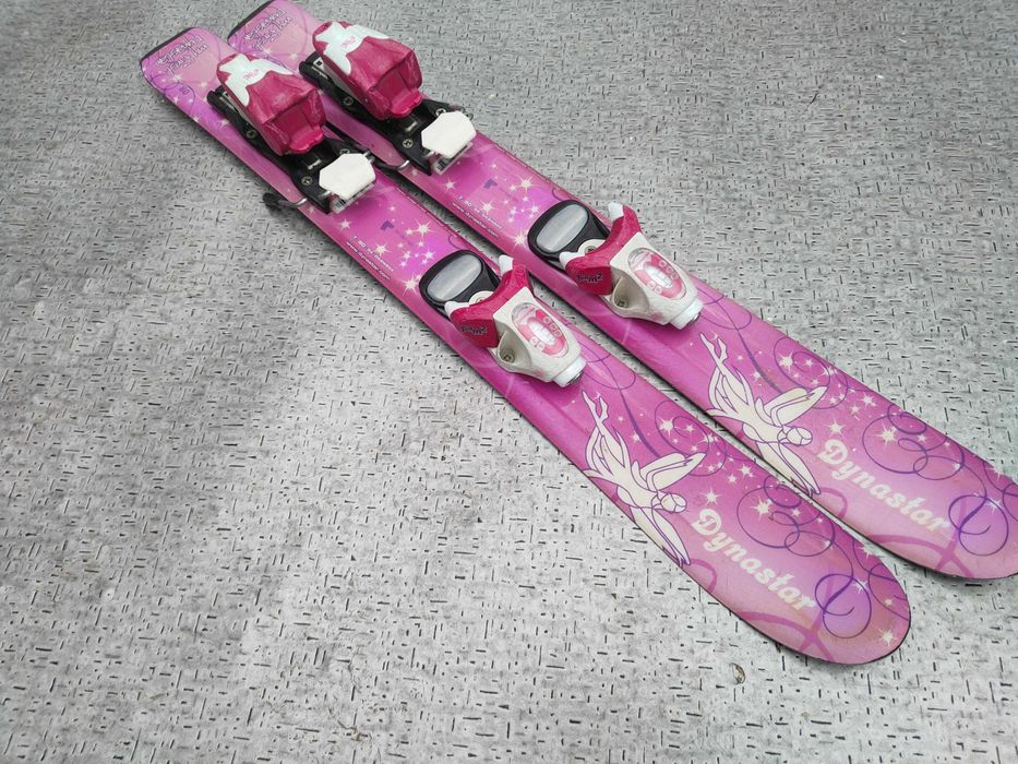 Ładny, dziewczęcy DYNASTAR My first  80 cm. DB STAN