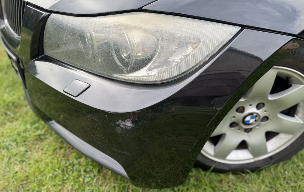 Kompletny Mpakiet zderzak przod tyl nakdladki BMW E90 E91