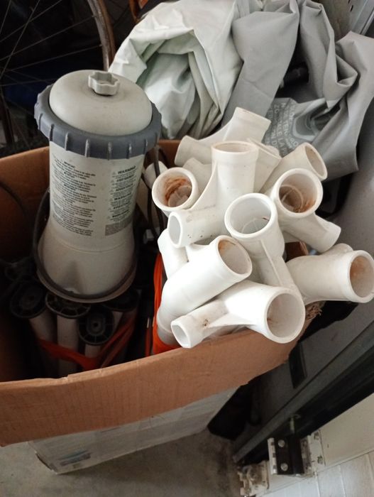 Piscina usada apenas um verão