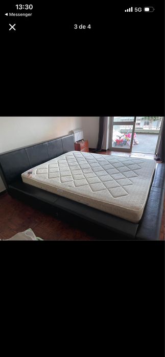 Cama de casal - KingSize troco por uma mais pequena