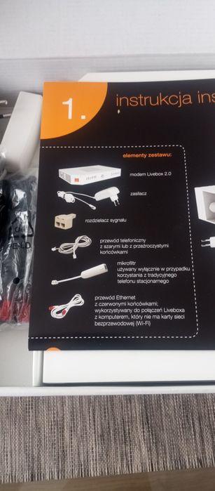 Modem Router.Livebox Orange 2,0 Nowy Polecam.