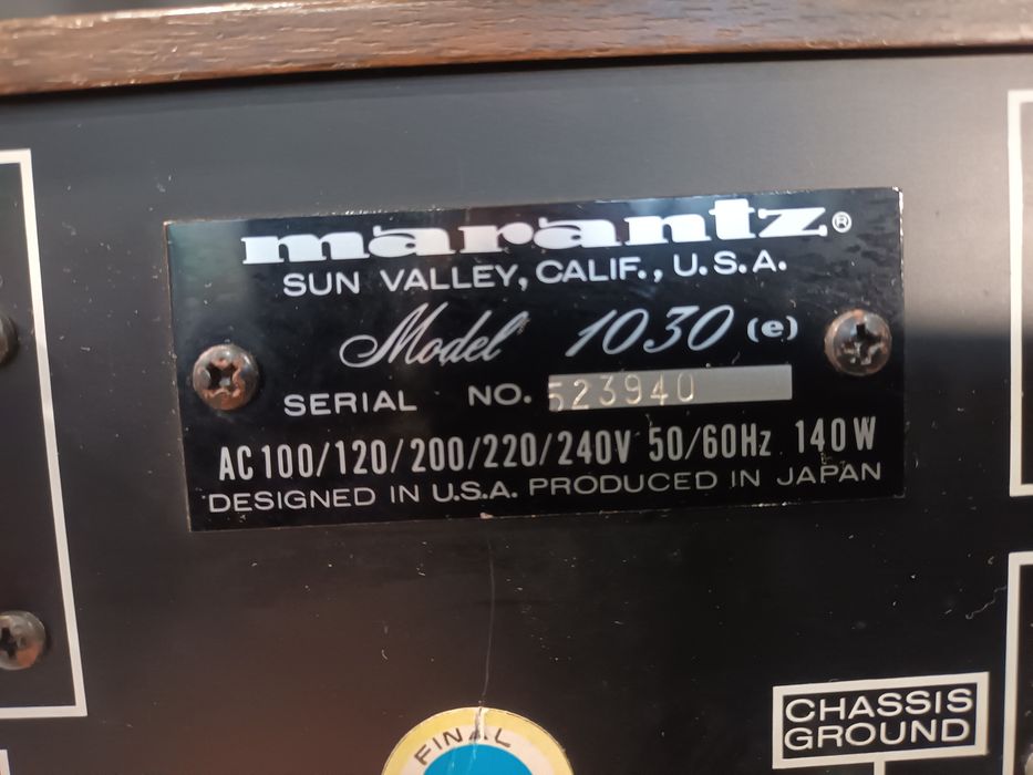 Підчилювач звуку MARANTZ 1030(e)