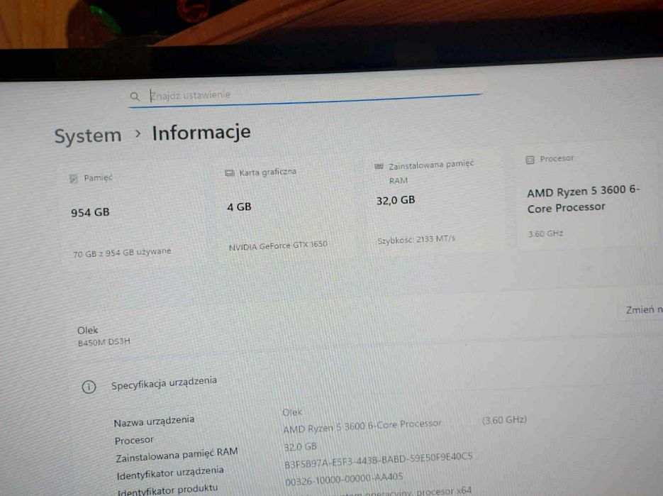 komputer i5 3600 core processor 1150zł