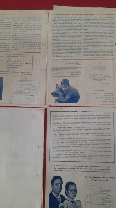 Panfletos Antigos  Filmes Anos 50/60