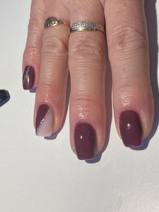 Paznokcie zel hybryda przedluzanie