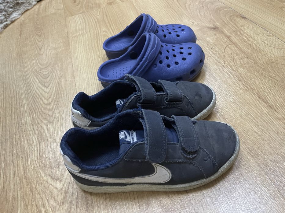 Zestaw buty 28 dla chłopca adidasy NIKE buty ogrodowe chłopiece
