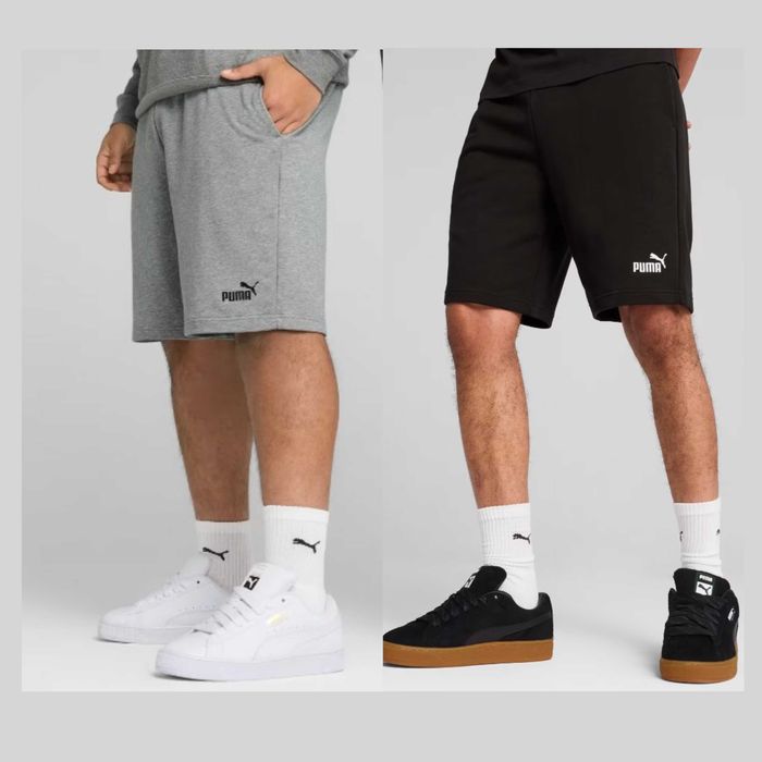 Сірі / Чорні чоловічі шорти puma essentials men's shorts нові оригінал