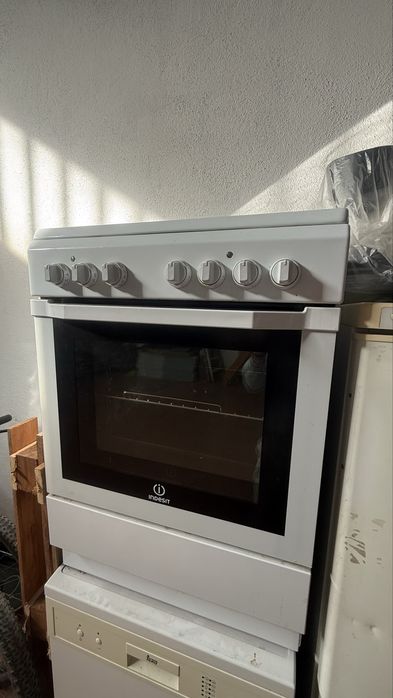 maquina lavar loica + placa eletrico c/forno