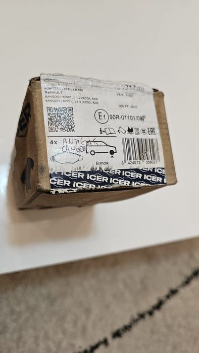Pastilhas de Travão Bendix Novas – Renault Kangoo / Nissan Kubistar