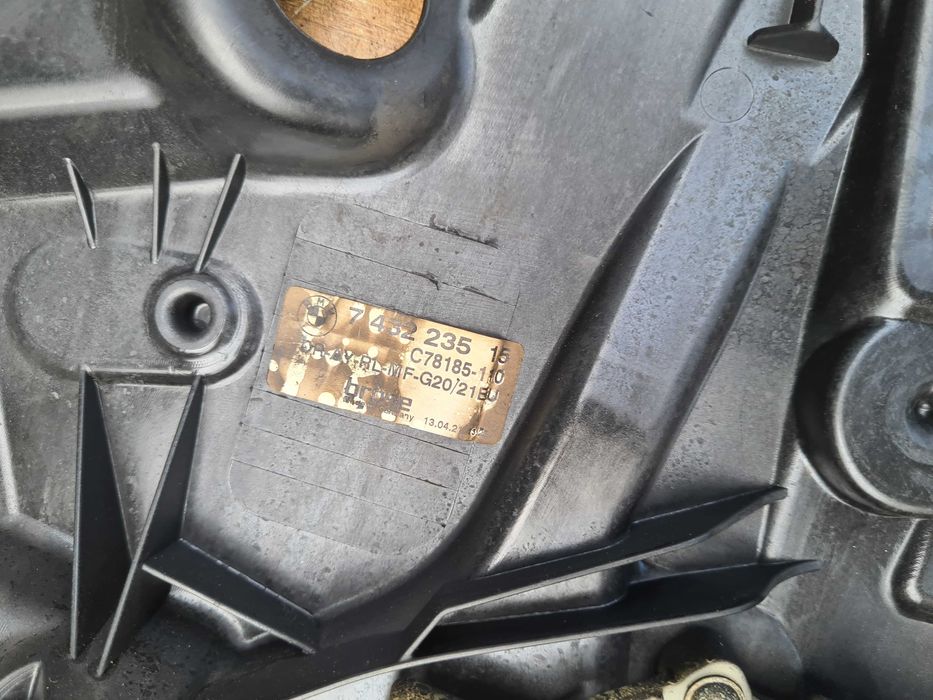 BMW 3 320e 2.0 G21 podnośnik szyby lewy tył