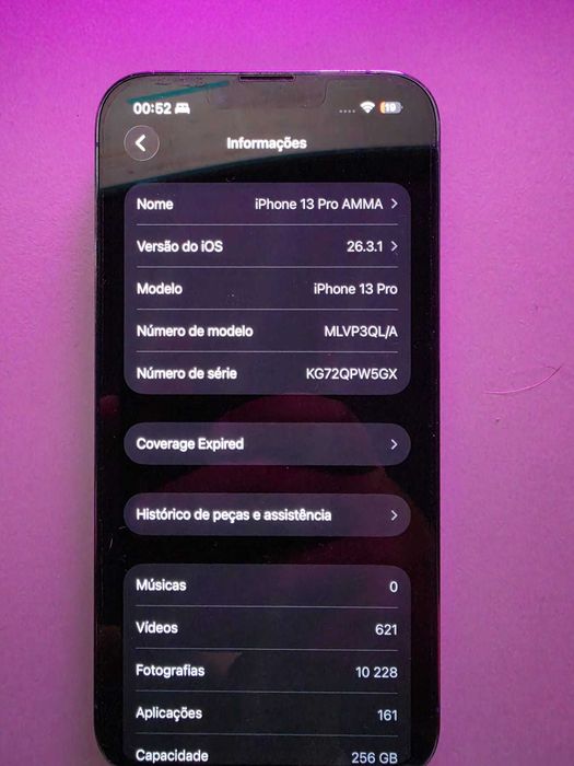 Iphone 13 pro 256GB Azul Sierra (Com Capa QuadLock + Extras)
