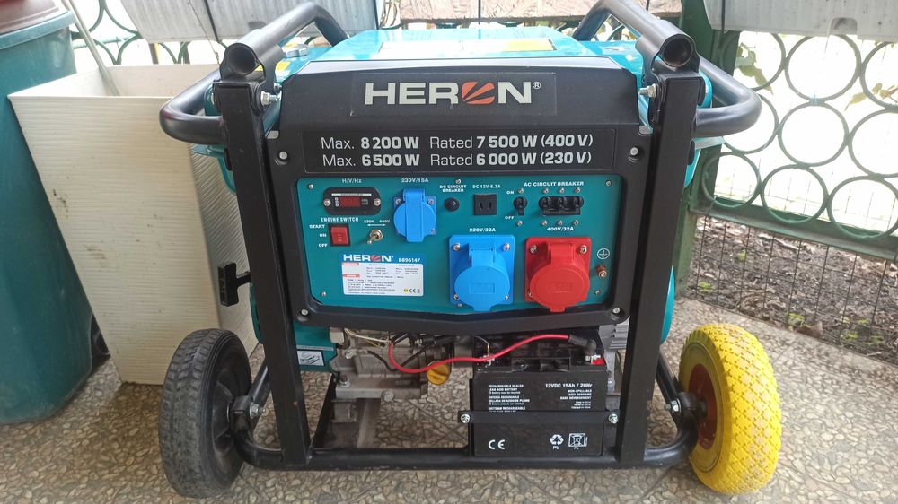 Генератор HERON 6,5kW 17HP (8896147)