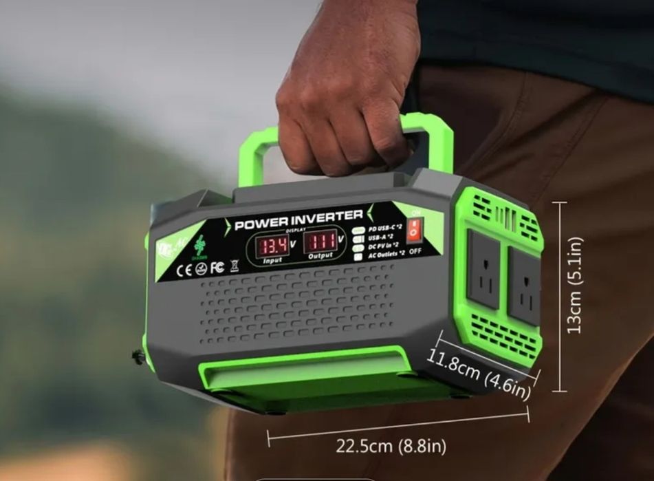 Інвертор напруги 1000 W 12V на 110V