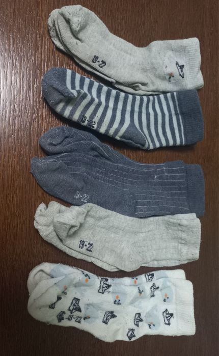 5 par - skarpetki niemowlęce r. 19-22