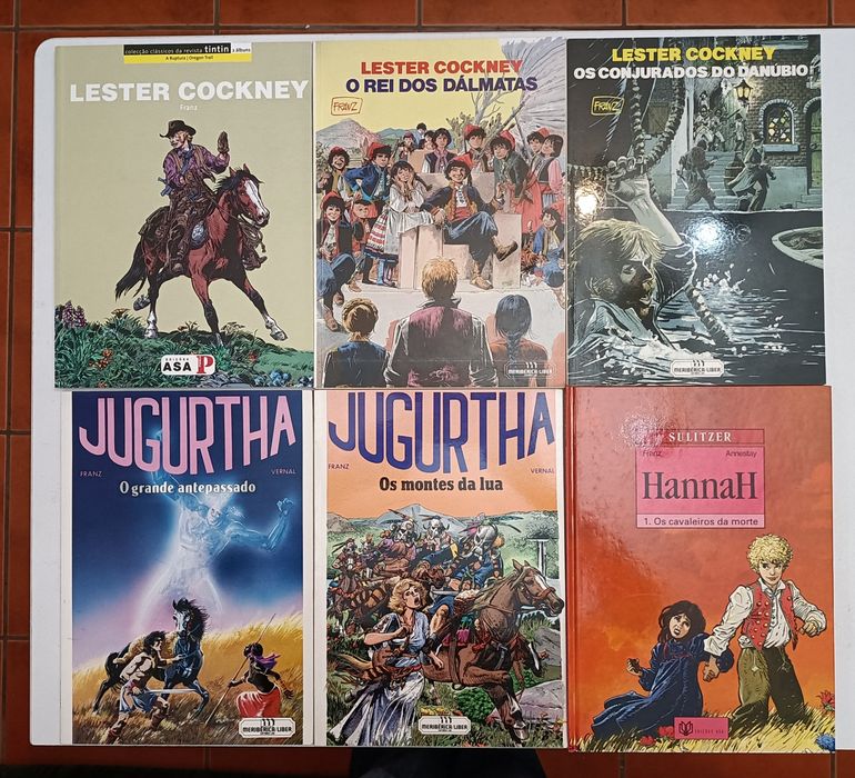 32 Livros Escorpião, O Mercenário, Lester Cockney, Os Passageiros do V