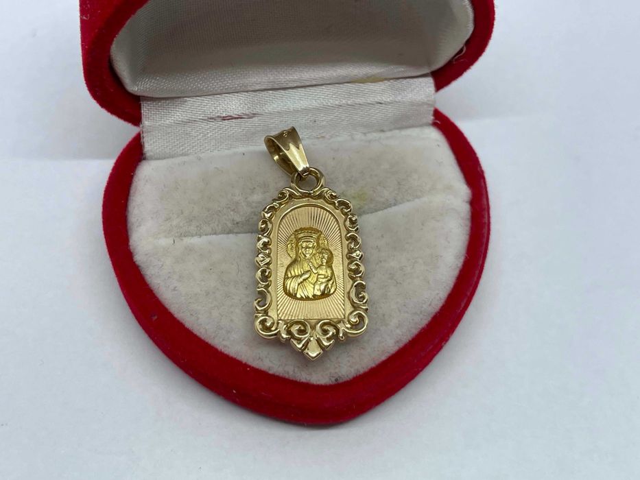 Złoty Wisiorek Medalik pr.585 2,8g