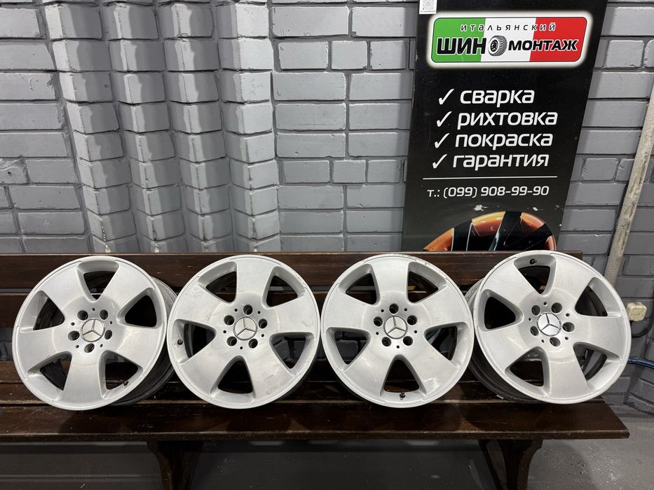 99 Литые оригинальные диски Mercedes W221 5/112 R17 et43