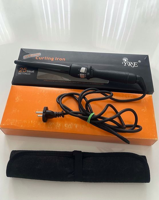 Конусна плойка YRE Curling Iron 13-25мм,чорний.