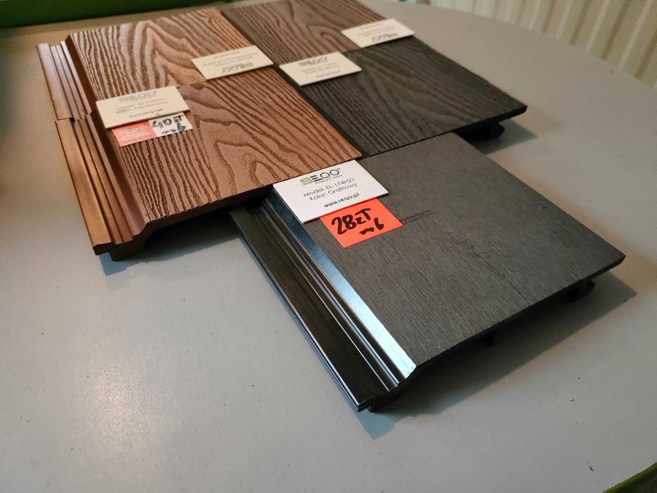 Lamele elewacyjne panele elewacje elewacja kompozyt deska kompozytowa