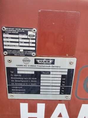 Walec HAMM DV 3.22