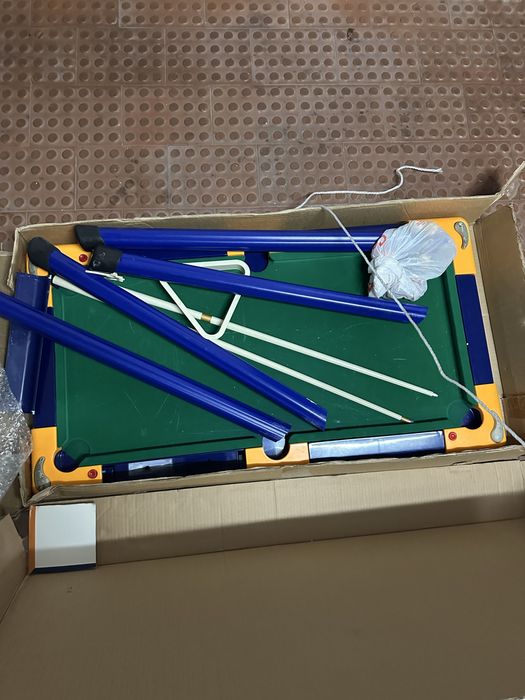 Set bilhar de mesa (snooker) para criança