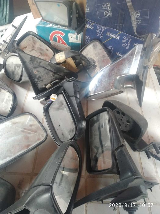 Clássicos antigos espelhos retrovisores