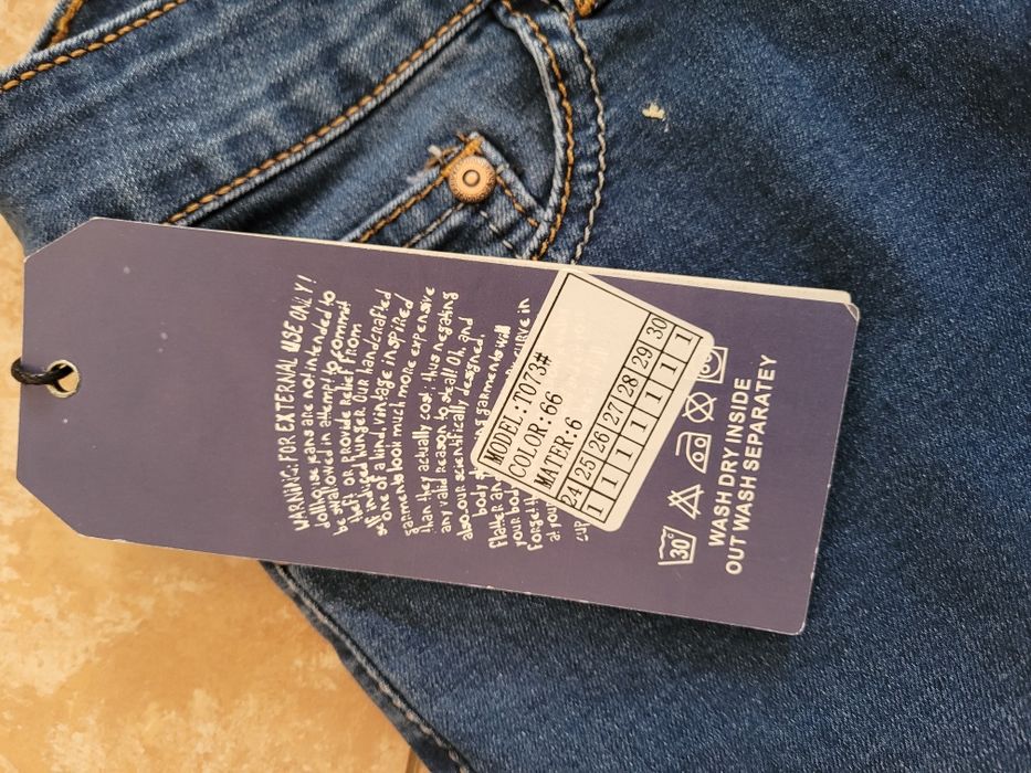 TTN BLUE jeansy damskie