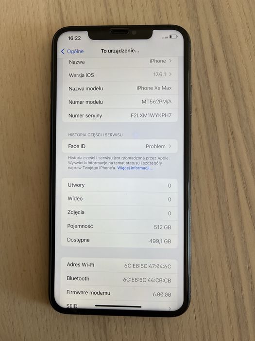 Iphone Xs Max 512 Gb,nowa bateria
