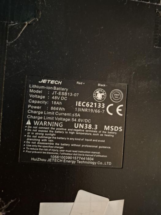 Sprawna bateria do hulajnogi elektrycznej ruptor r3