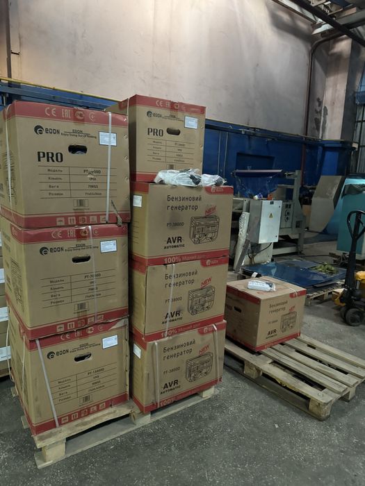 EDON PT-7000D 5,5 кВт генератор з електростартером, колесами і ручками