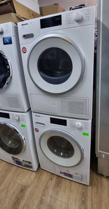 Zestaw Miele. Pralka W1 WWE 668 + Suszarka z pompą ciepła T1 TWH 620