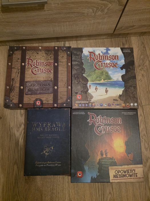 Robinson Crusoe + dodatki - stan idealny