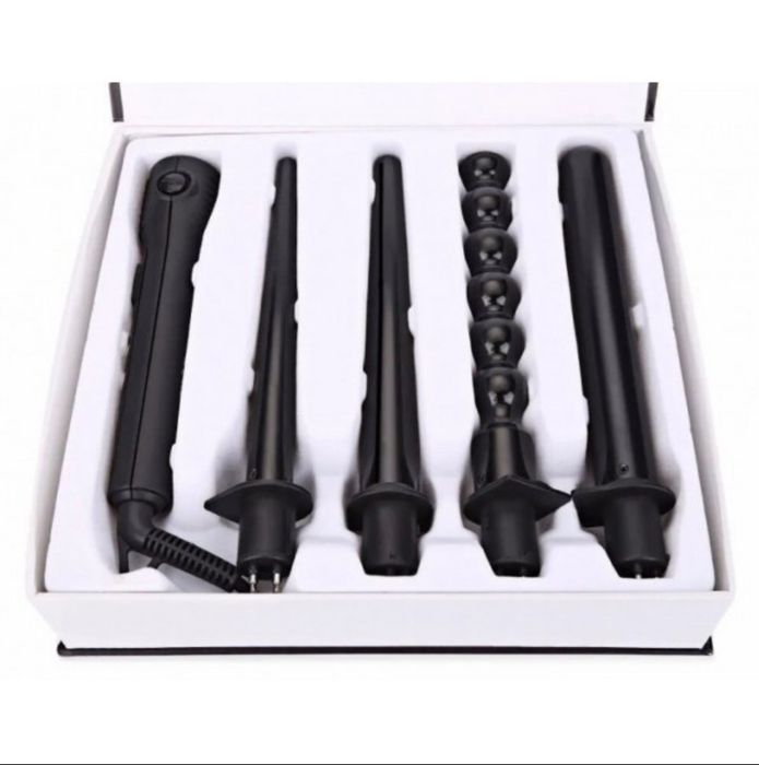 Професійний стайлер для волосся 4 в 1 з керамічним покриттям Kemei