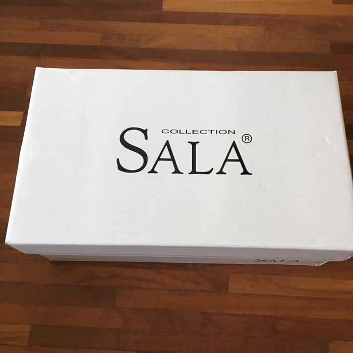 Skórzane szpilki nude, ślubne, SALA rozm. 39