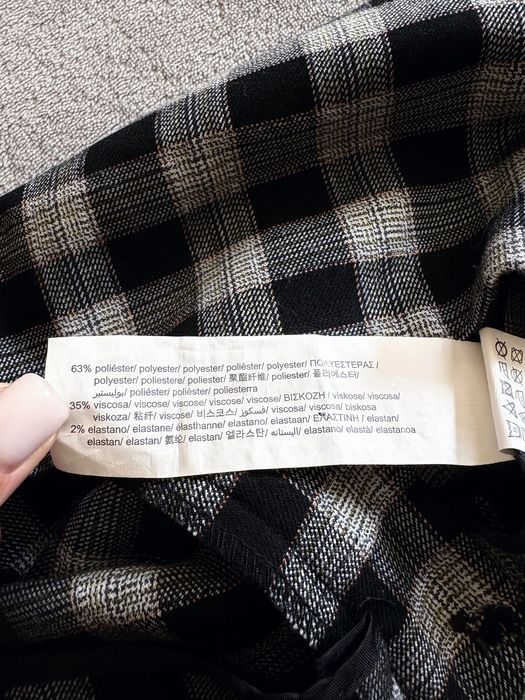 Pull&Bear р.XS/S стильна спідничка міні у клітинку