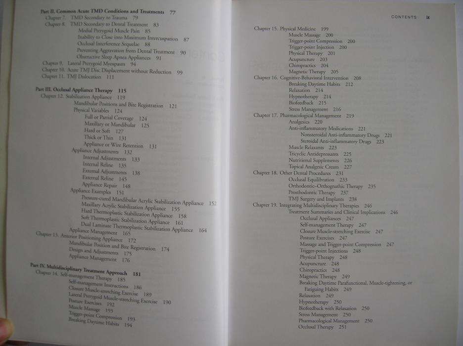 Manual of Temporomandibular Disorders
