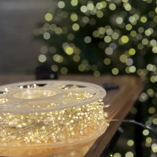 Гирлянда мишура хвойна лапа 30,50,100м ПОЛЬЩА ХІТ ТІКТОКУ на ялинку