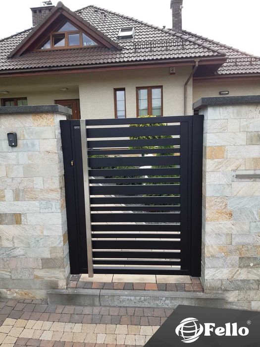 Ogrodzenie płot furtka bramka wejście drzwi aluminium RAL na wymiar