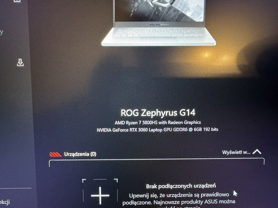 Asus ROG Zephyrus G14 R7 5800hs RTX3060