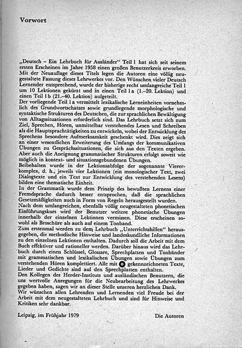 DEUTSCH Ein Lehrbuch fur Auslander Teil: 1a i 1b