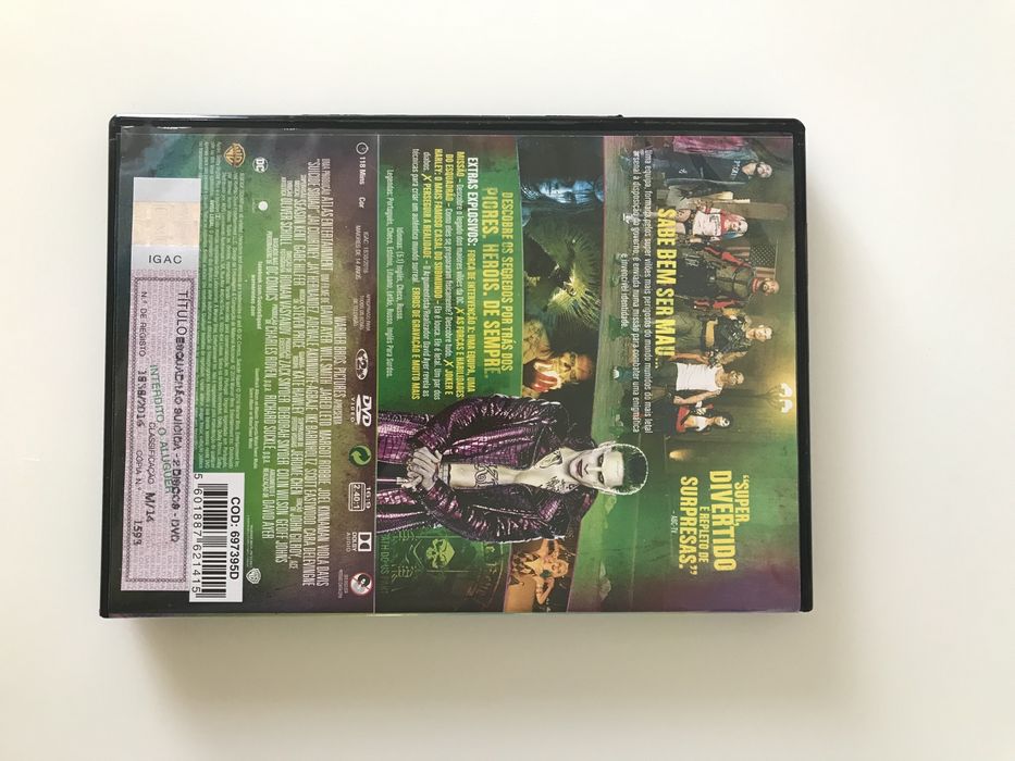DVD Esquadrão Suicida Usado 1x