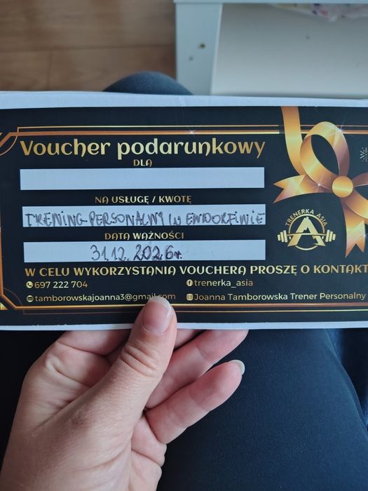 Voucher trening personalny