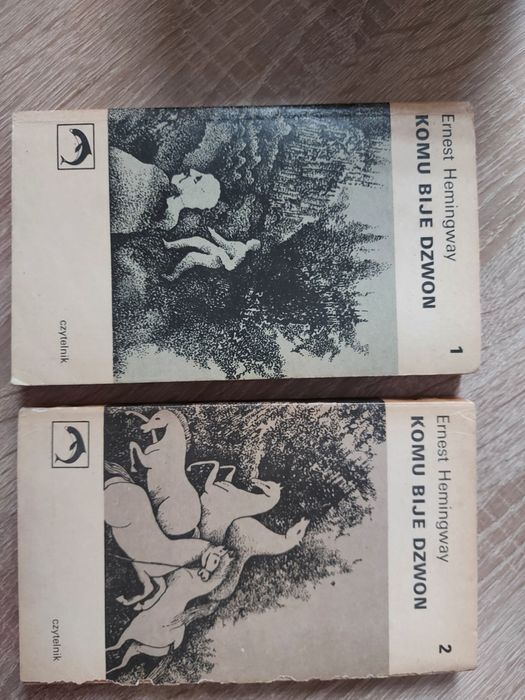 Ernest Hemingwaya "Komu biję ten dzwon" w dwóch tomach