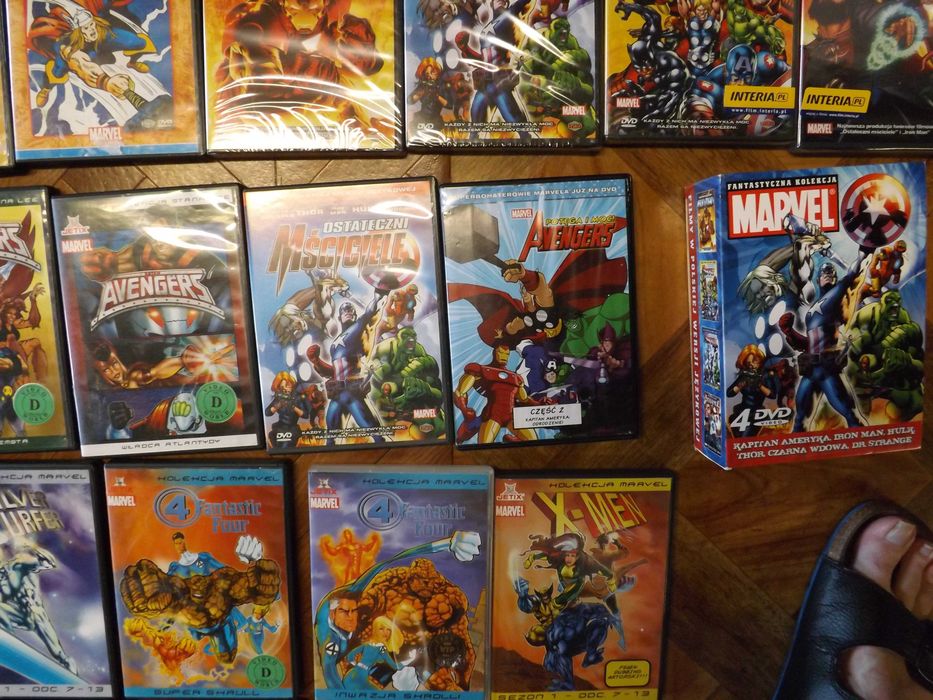 Batman marvel ironman goblin komiksy dvd filmy bajki